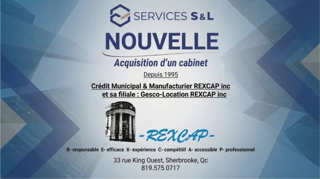 Rexcap, financement municipal et indurtiel
